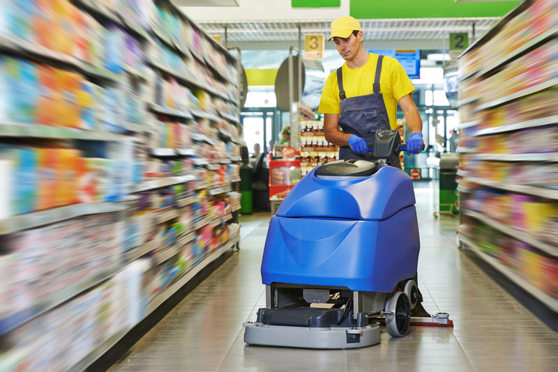 Box stores and Grocery stores
